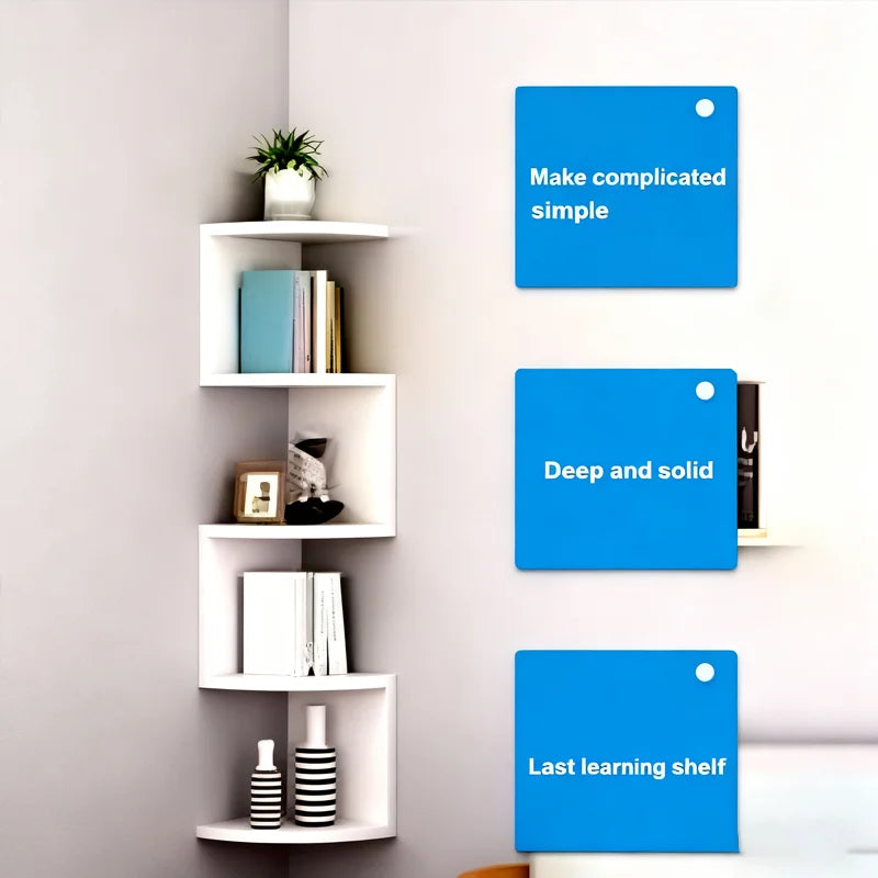 Stilvolle Eck-Wandregale